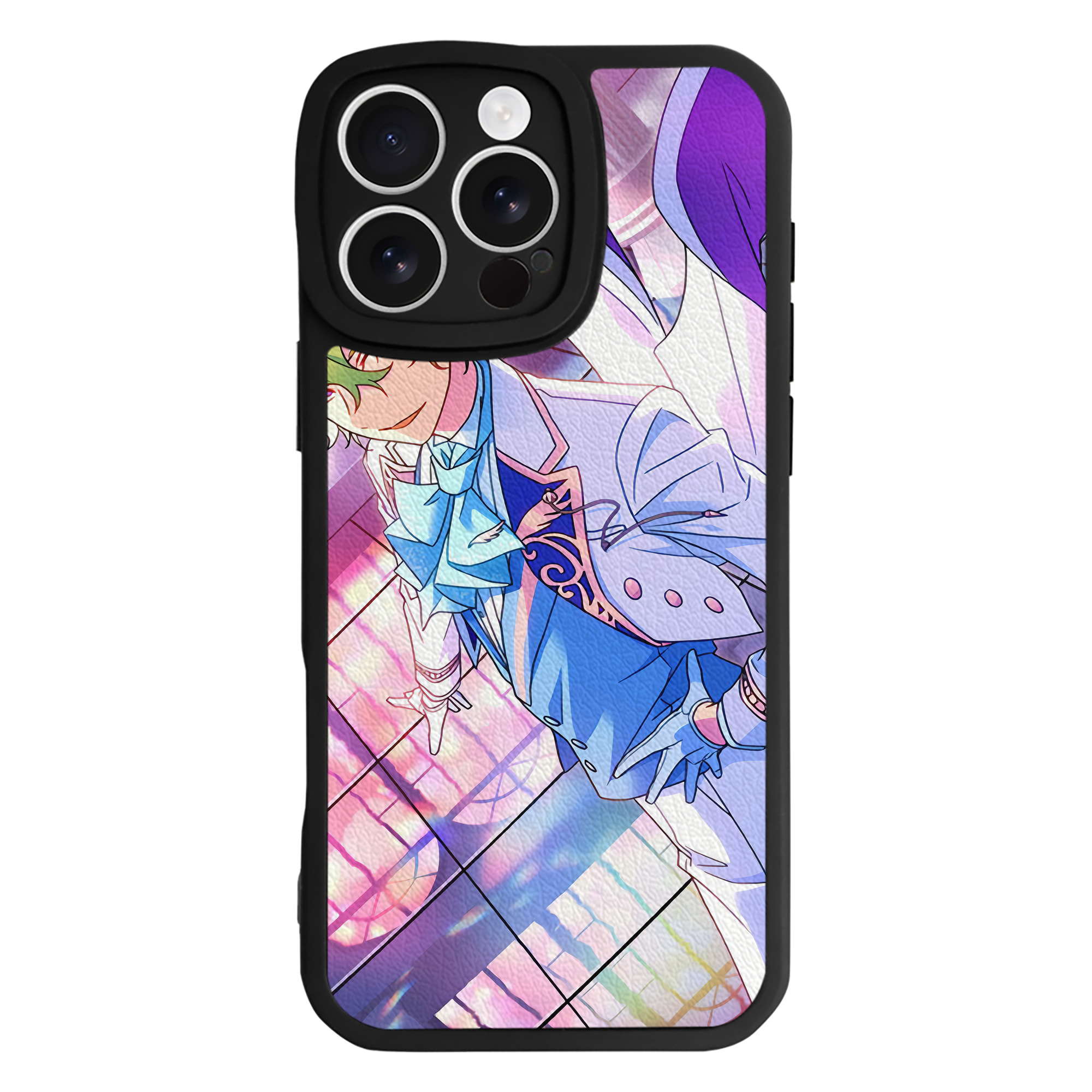 （画像用） あんさんぶるスターズ! Ensemble Stars 【iPhone 16シリーズ対応】シリコンスマホケース（レザー調） 材質：シリコン